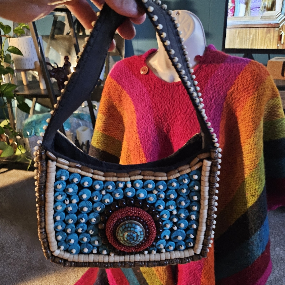 Vintage Beautiful Beaded Mini Bag